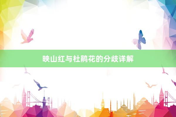 映山红与杜鹃花的分歧详解